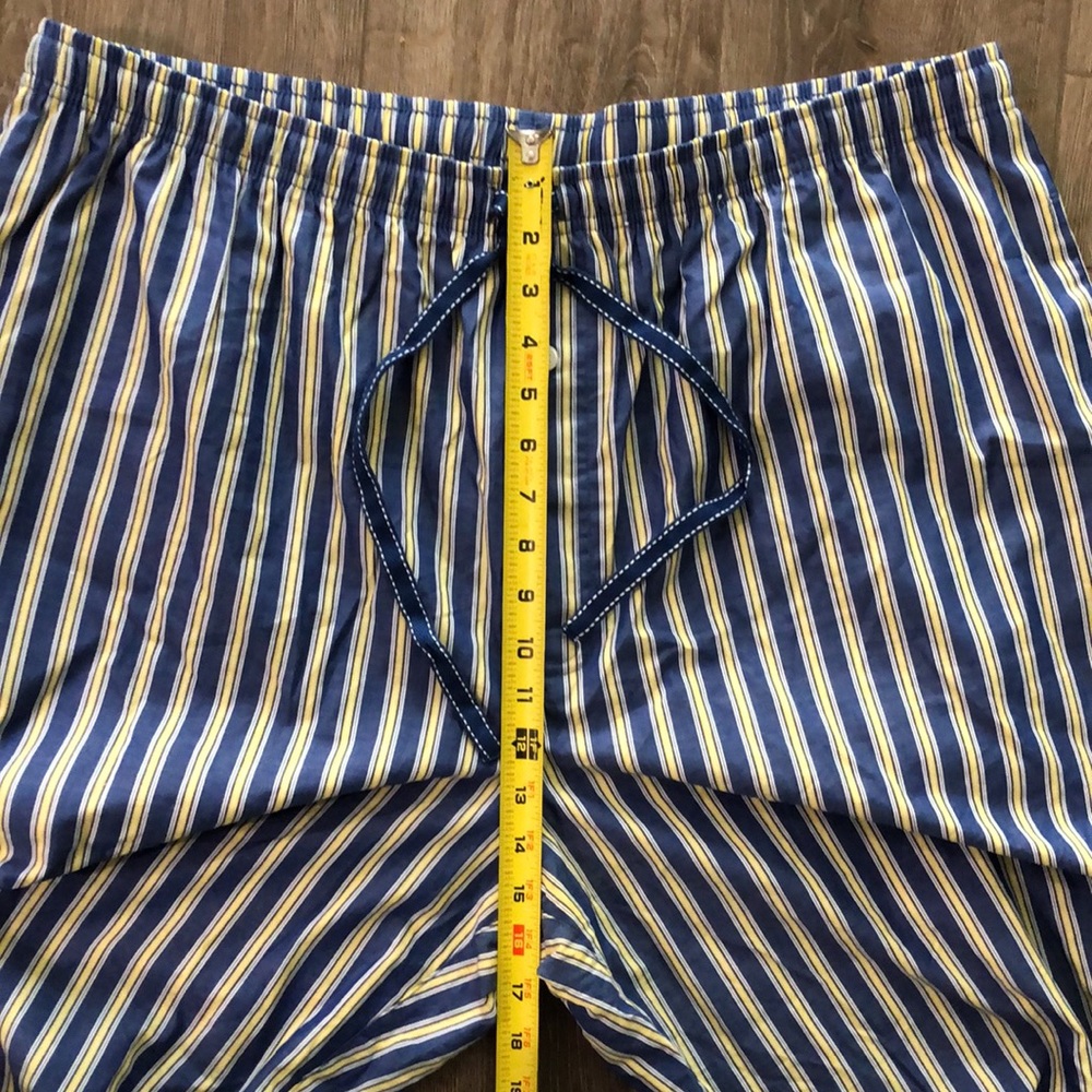 Worn once - STAFFORD 100% Cotton Men’s Sleep Pants / Pajama Bottoms - Picture 8 of 9